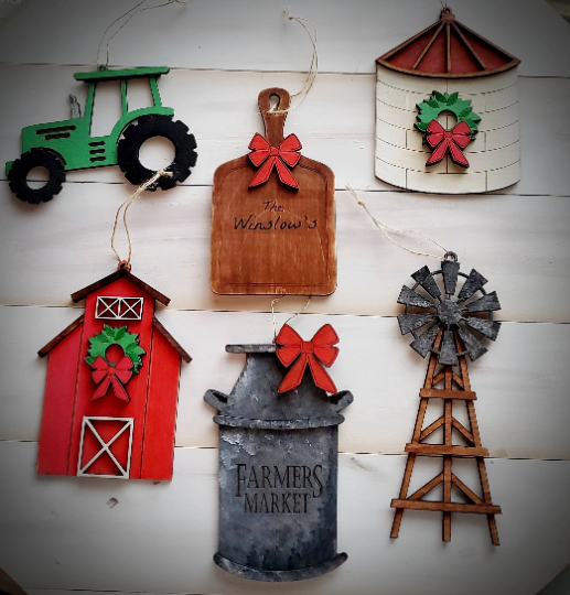 Farm Life Ornament Collection (Set of 6)