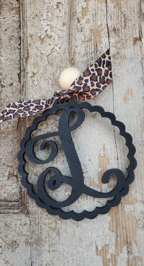 Monogram Car Charm